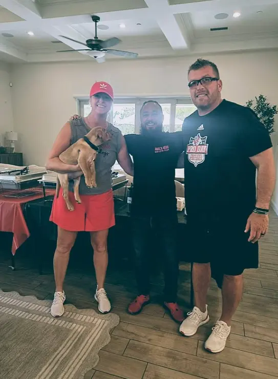 Mel's BBQ team at a private event